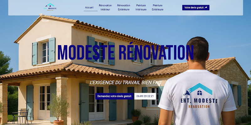 Entreprise Modeste - façadier enduiseur à La Colle-Sur-Loup