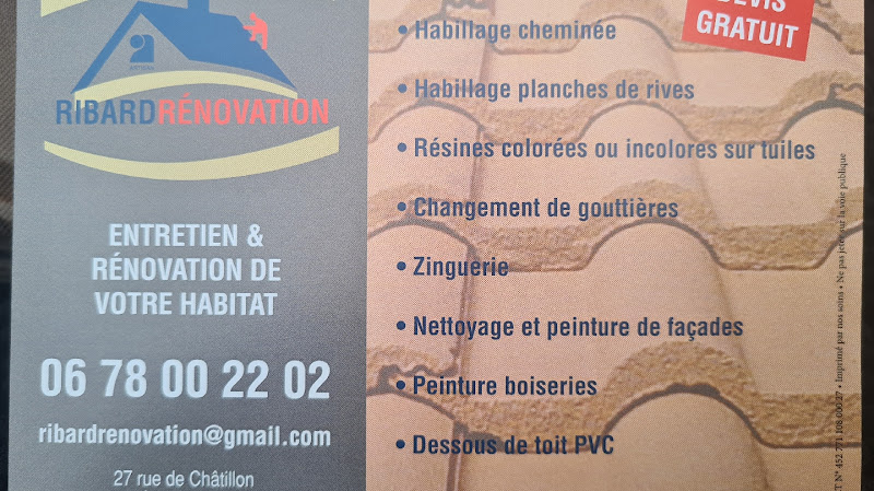 Ribard Rénovation Couvreur - façadier enduiseur à École-Valentin