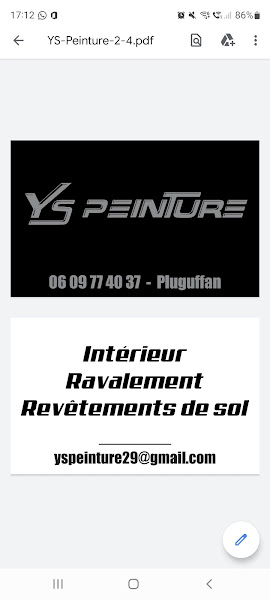 Ys peinture - façadier enduiseur à Pluguffan