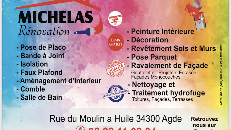 Michelas Rénovation 34 - façadier enduiseur à Agde
