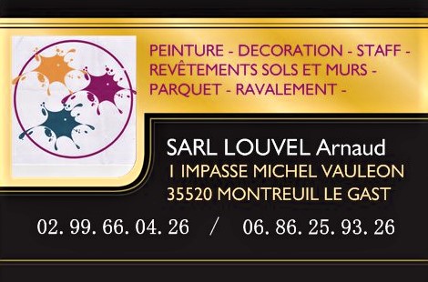 SARL LOUVEL Peinture - façadier enduiseur à Montreuil-Le-Gast