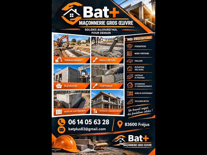 Bat + - façadier enduiseur à Fréjus