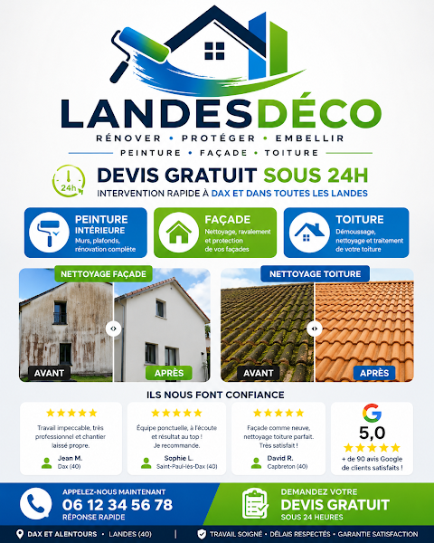 LandesDéco - façadier enduiseur à Castelnau-Chalosse