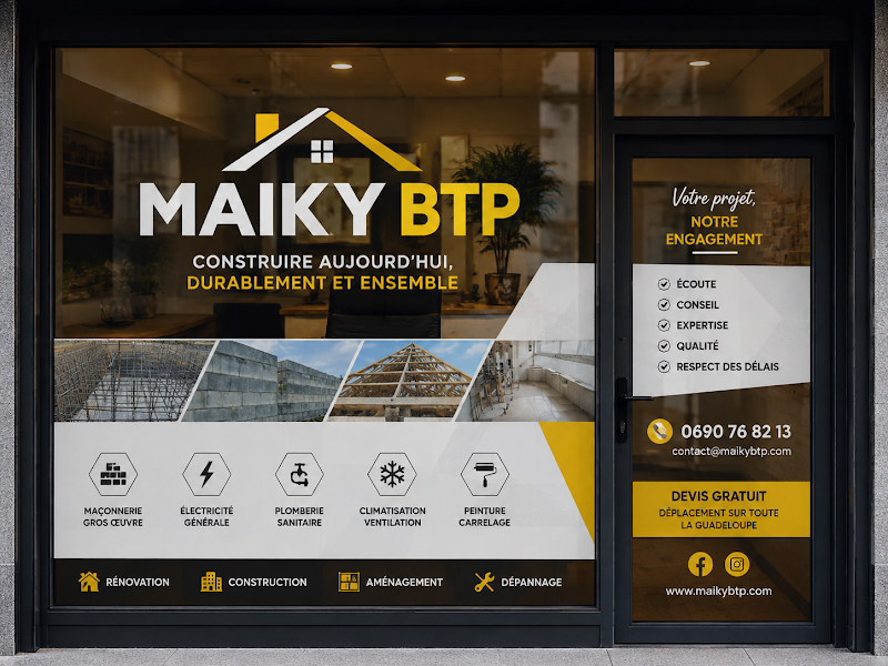 Maiky BTP - façadier enduiseur à Petit-Bourg