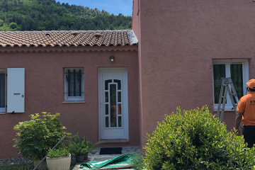 artisan peintre ravalement de façades - façadier enduiseur à Antibes