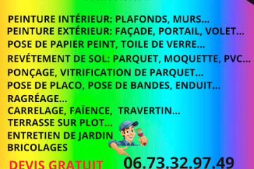 A.S PEINTURE ET MULTI-SERVICES - façadier enduiseur à Lesges