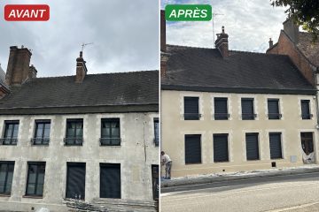 Façade Ravalement Normandie - façadier enduiseur à L'Aigle