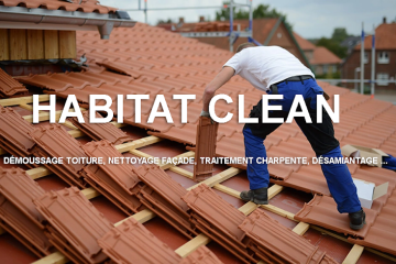 Habitat Clean BEAUNE , Démoussage toiture, Nettoyage Façade, Traitement Charpent - façadier enduiseur à Bligny-Lès-Beaune