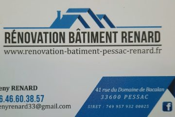 Renovation bâtiment Renard - façadier enduiseur à Pessac